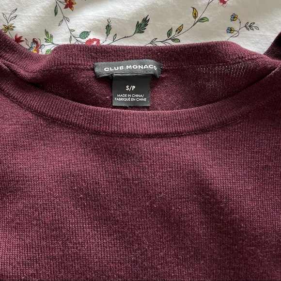 Club Monaco Balloon Sleeve Top - Picture 3 of 5